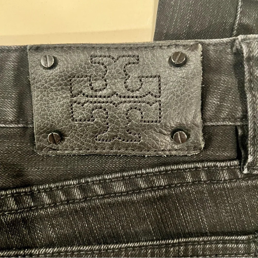 Tory Burch Black Denim Legging Size‎ 28 - Picture 10 of 11